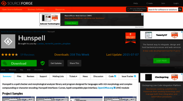 hunspell.sourceforge.net