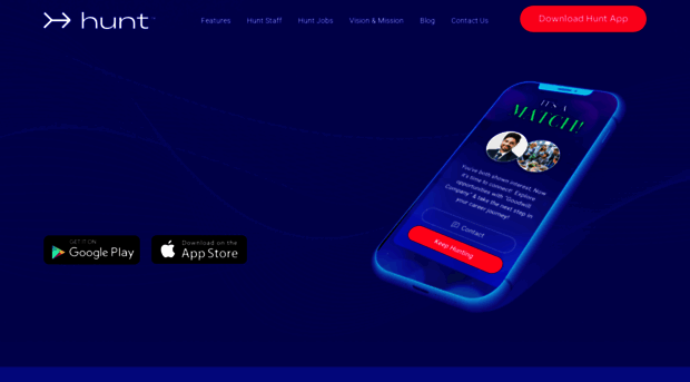 huntapp.in