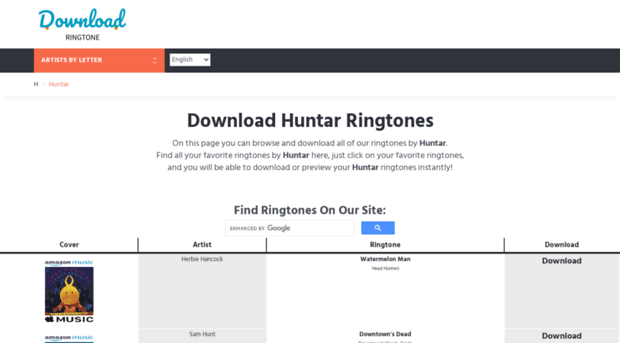 huntar.download-ringtone.com