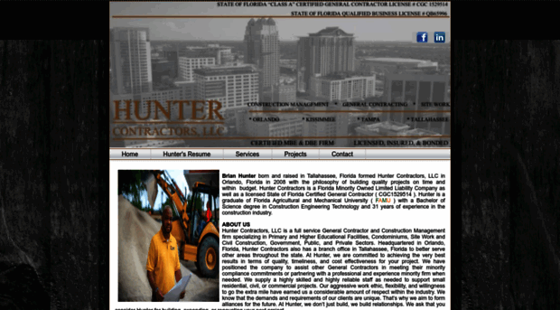 huntercontractors.net