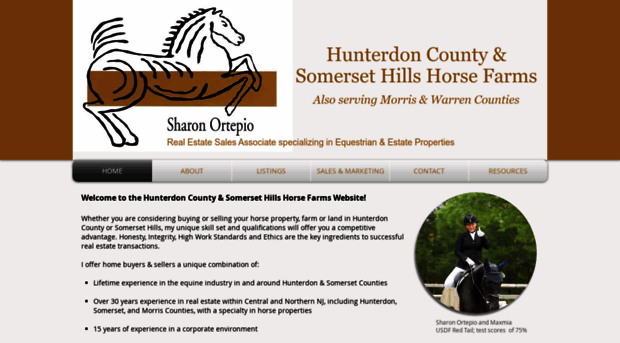 hunterdonhorsefarms.com