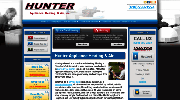 hunterhvac.com