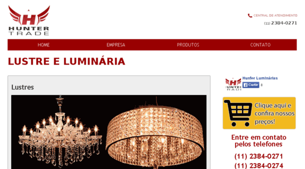 hunterluminarias.com.br