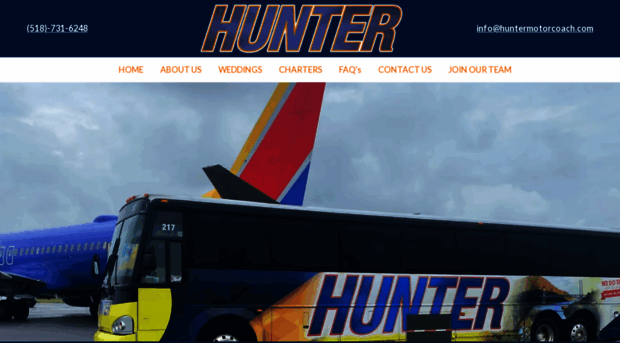 huntermotorcoach.com