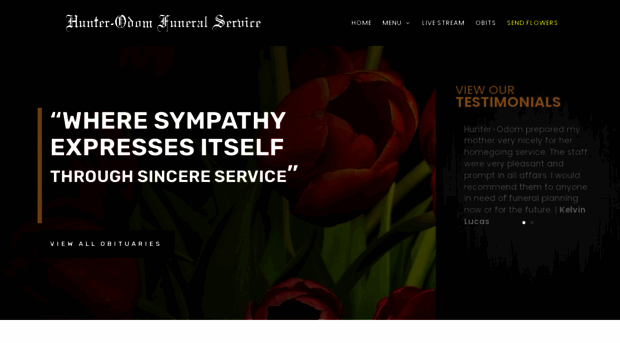 hunterodomfuneralservices.com