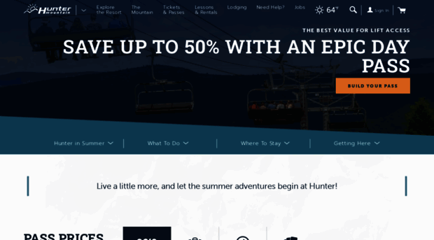 hunterresortvacations.com