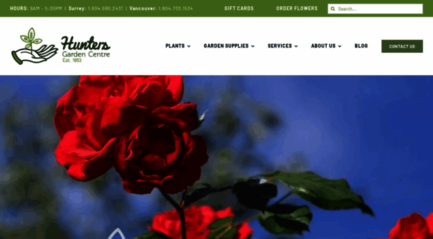 huntersgardencentre.com