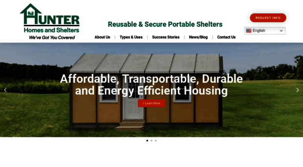 huntershelters.com