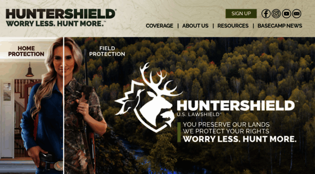 huntershield.com