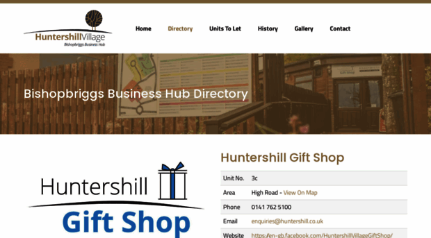 huntershillgiftshop.co.uk