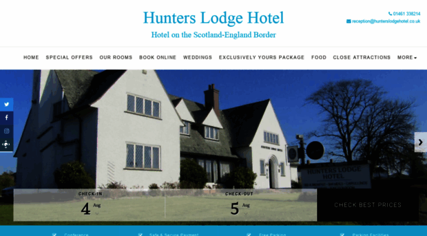 hunterslodgehotel.co.uk