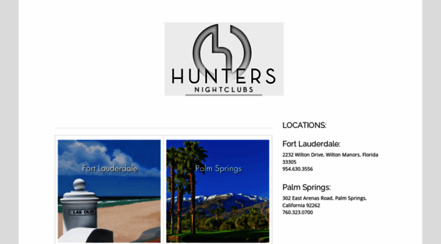 huntersnightclubs.com