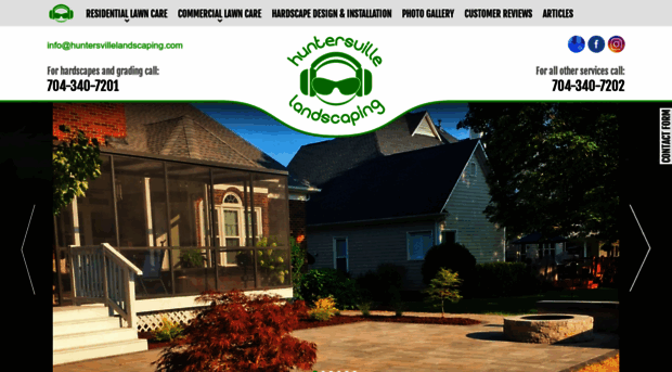 huntersvillelandscaping.com