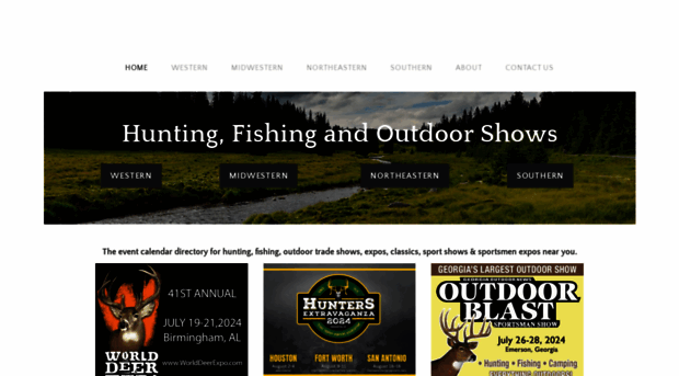 huntingfishingandoutdoorshows.com