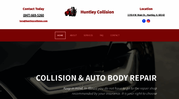 huntleycollision.com