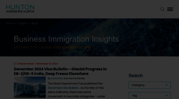 huntonimmigrationlawblog.com