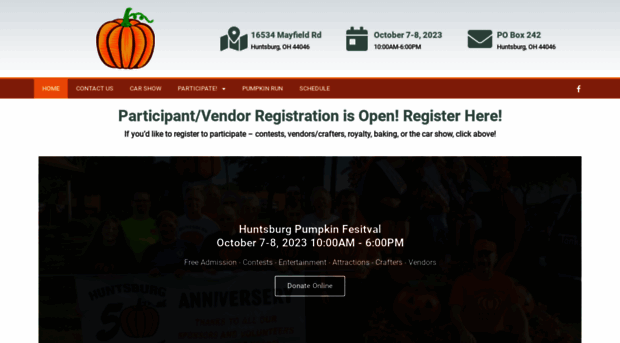 huntsburgpumpkinfestival.com