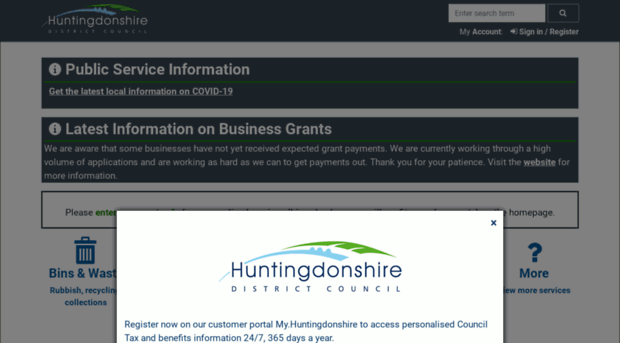 huntsdc.gov.uk