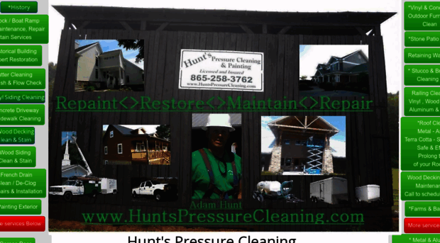 huntspressurecleaning.com