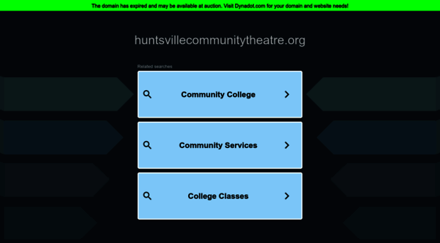 huntsvillecommunitytheatre.org