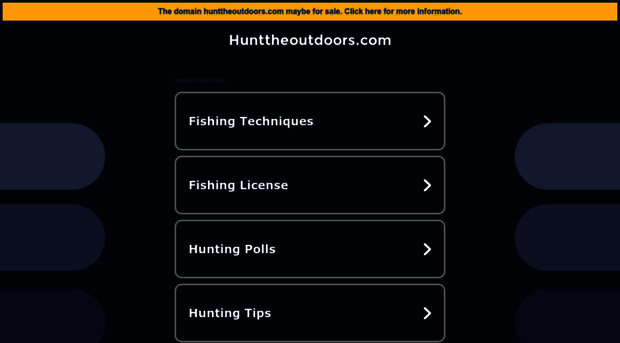 hunttheoutdoors.com