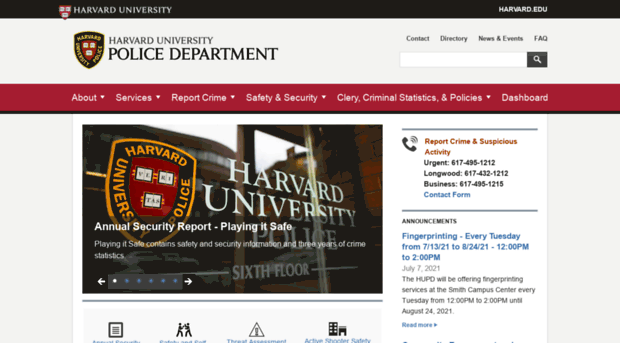 hupd.harvard.edu