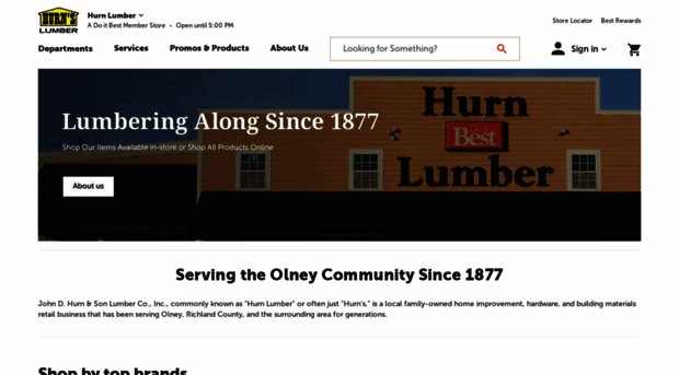 hurnlumber.com