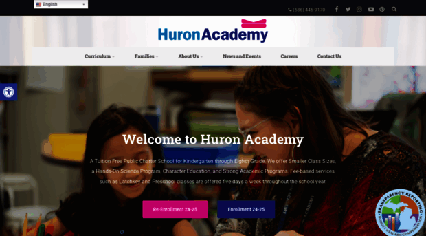 huronacademy.org