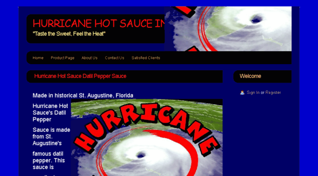 hurricanehotsauce.net