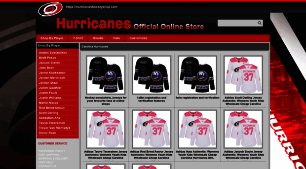 hurricaneshockeyshop.com