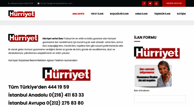 hurriyetvefatilani.com