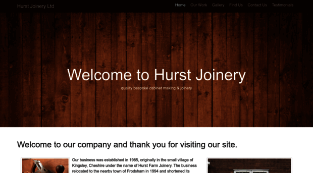 hurstjoinery.co.uk
