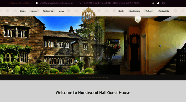 hurstwoodhallguesthouse.co.uk