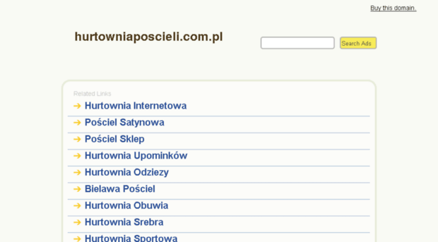 hurtowniaposcieli.com.pl