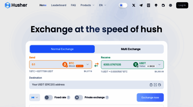 husher.io