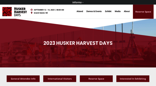 huskerharvestdays.com