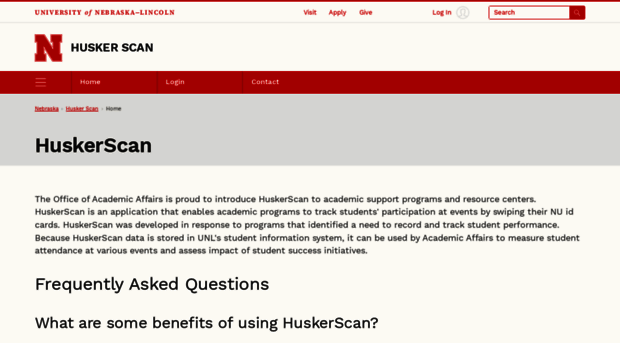 huskerscan.unl.edu