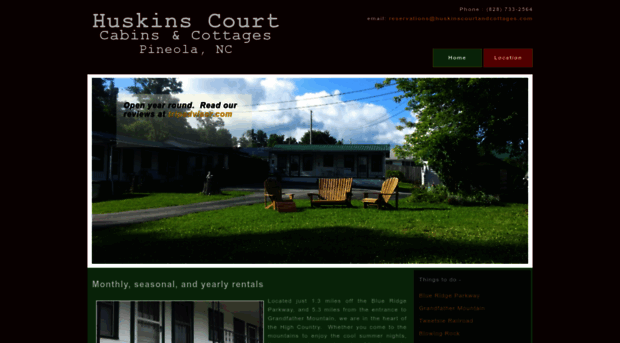 huskinscourtandcottages.com