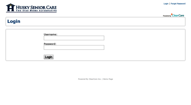 huskyseniorcare.clearcareonline.com