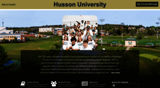 husson.meritpages.com