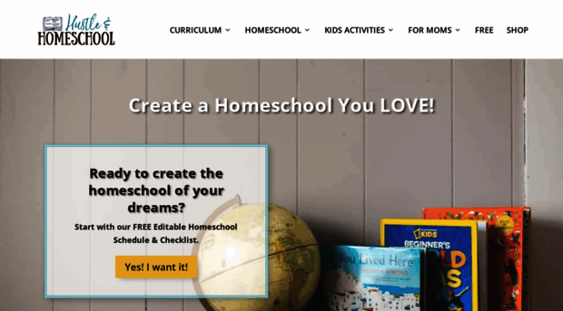 hustleandhomeschool.com