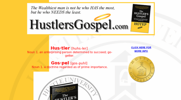 hustlersgospel.com