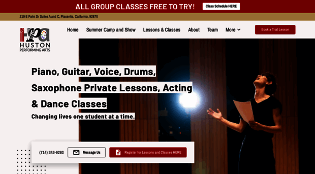 hustonperformingarts.com
