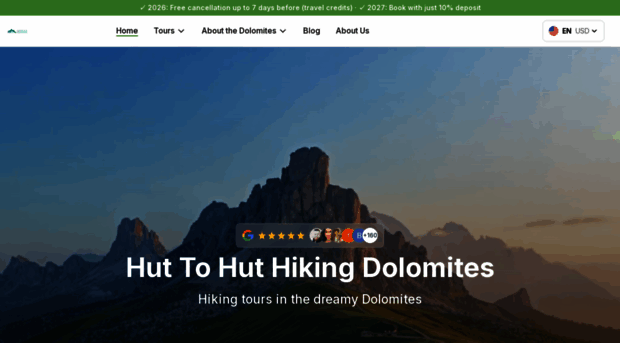 huttohuthikingdolomites.com