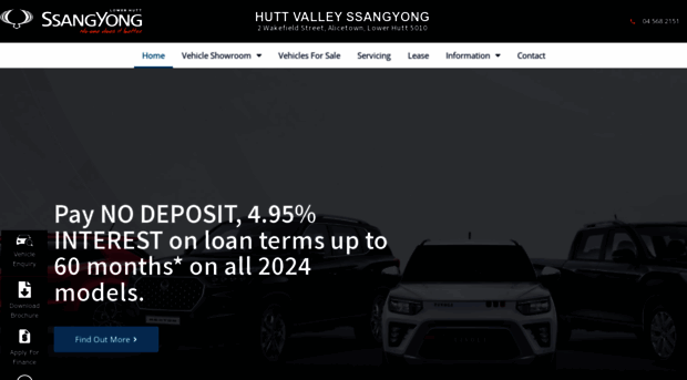 huttvalleyssangyong.co.nz