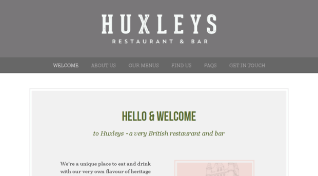 huxleysbarkitchen.co.uk