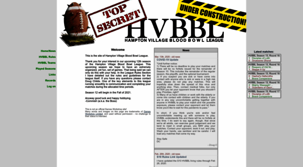 hv.bloodbowlleague.com