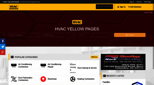 hvacyellowpages.com