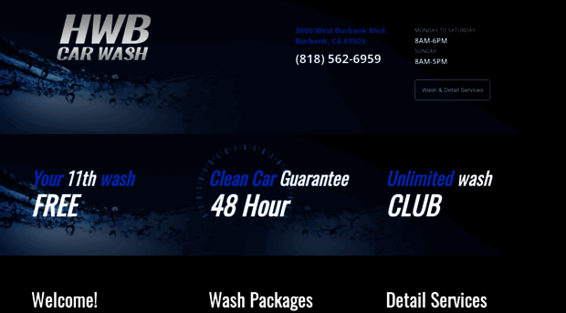 hwbcarwashes.com