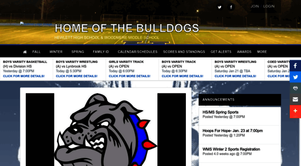 hwbulldogs.com